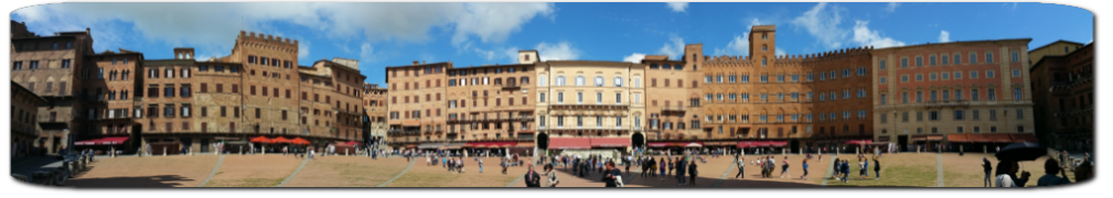 foto panoramica piazza del campo